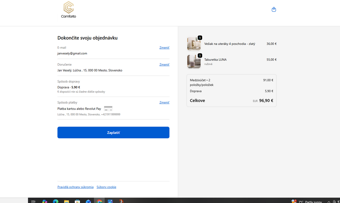 Dokončite nákup